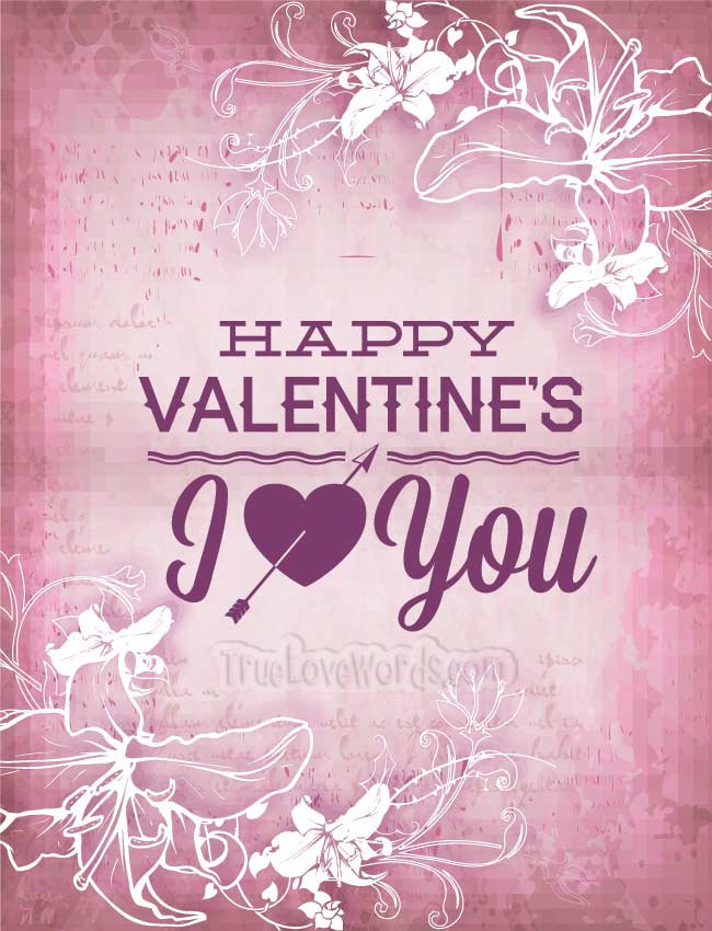 Romantic Valentine's Day Messages for Her » True Love Words