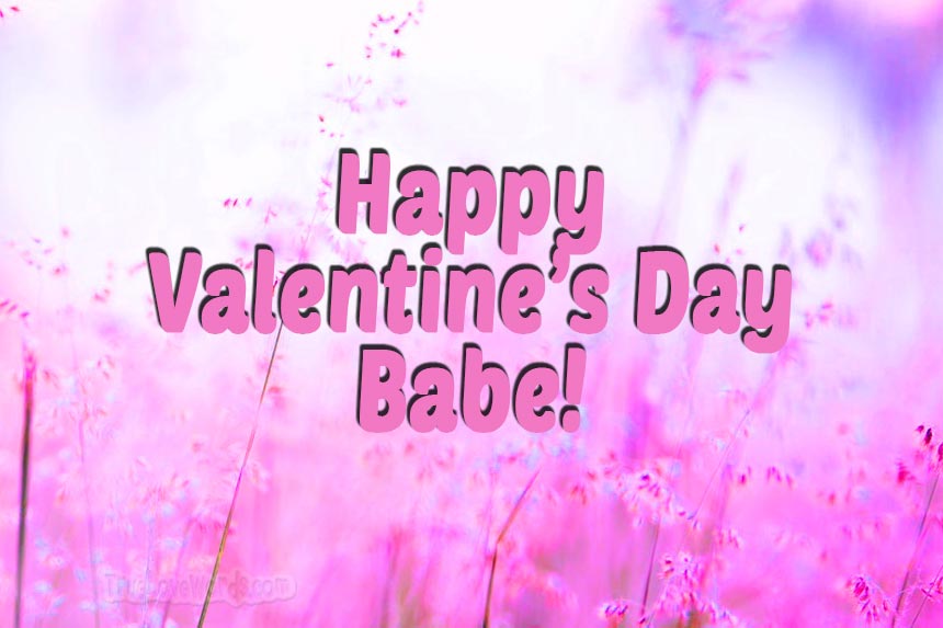 Happy Valentines Day Babe