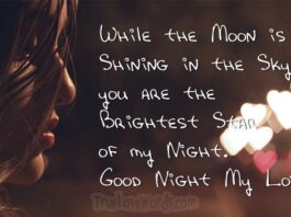 50 Poetic Good Night Messages For The Girl You Love » True Love Words