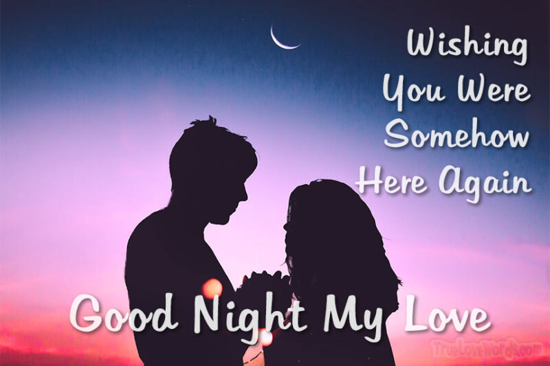 Sweet Good Night Messages for Him » True Love Words