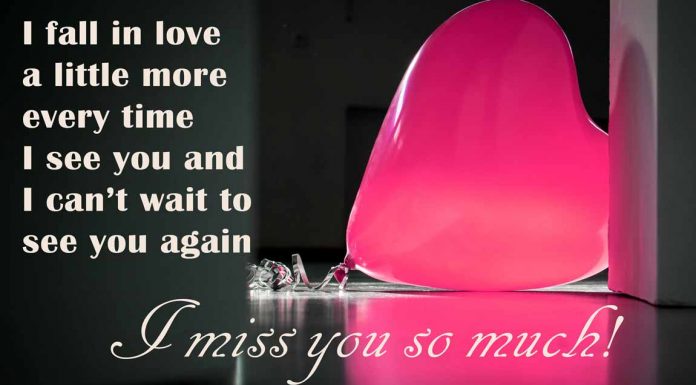 I fall in love a little more every time I see you I miss you so much!