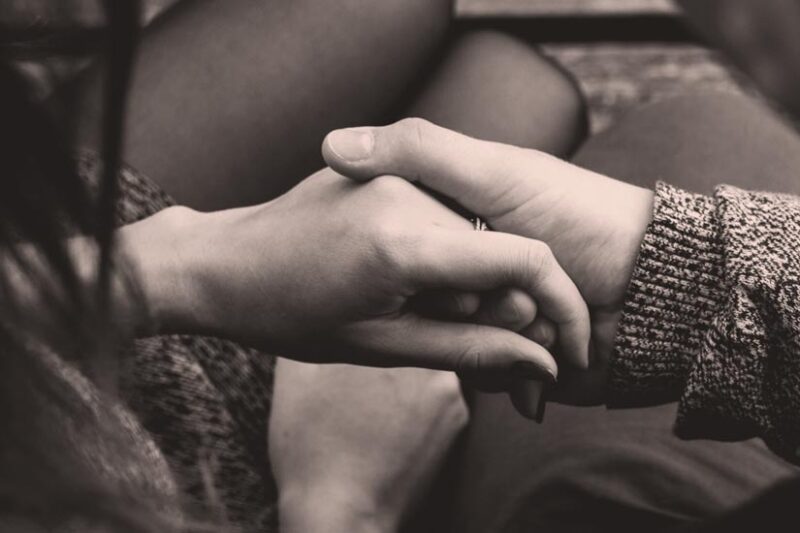 Holding her hand - Signs of Unconditional Love