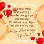 Romantic Wedding Anniversary Wishes for Wife » True Love Words