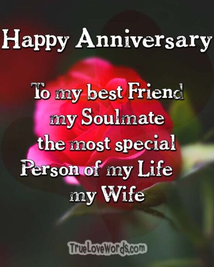 Happy Anniversary for Wife