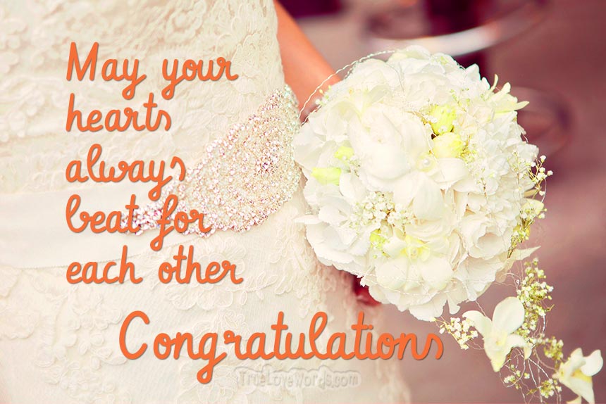 50 Beautiful Wedding Day Wishes For Friends » True Love Words