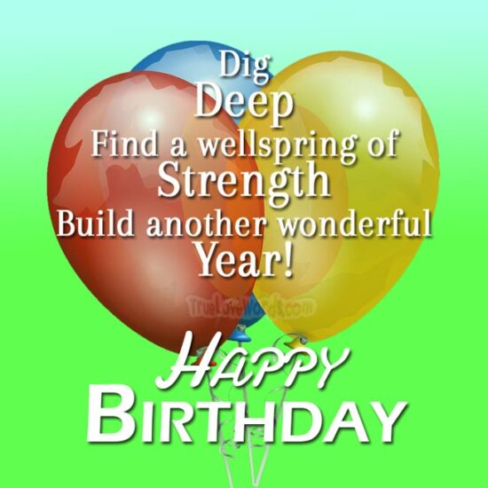 inspirational happy birthday wish