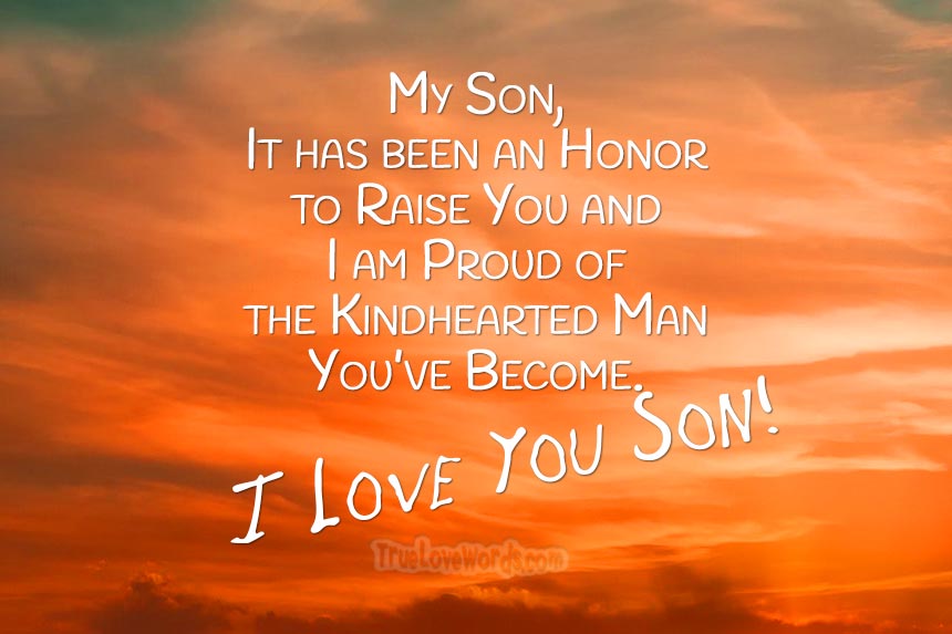  I Love You Messages For Son