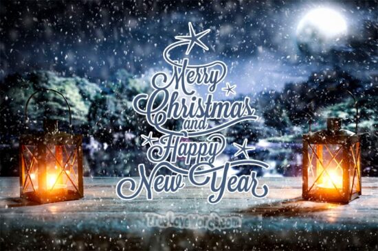 Merry Christmas and Happy New Year wishes