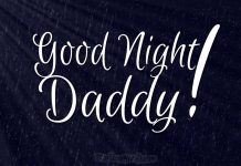good night wishes for dad