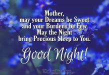 Good night messages for mom