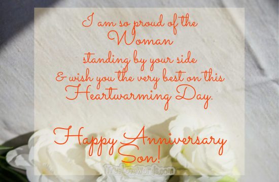 Anniversary Wishes For Son