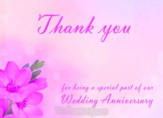 thank you messages for anniversary wishes